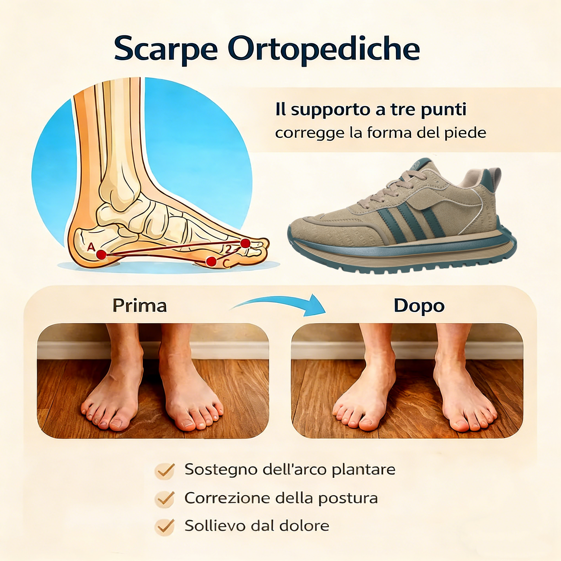 ⏰Offerta a tempo limitato oggi: 70% di sconto - non lasciartela sfuggire! Scarpe ortopediche di alta qualità, dal design ergonomico, impermeabili e antiscivolo, realizzate a mano in pelle pregiata. 👞