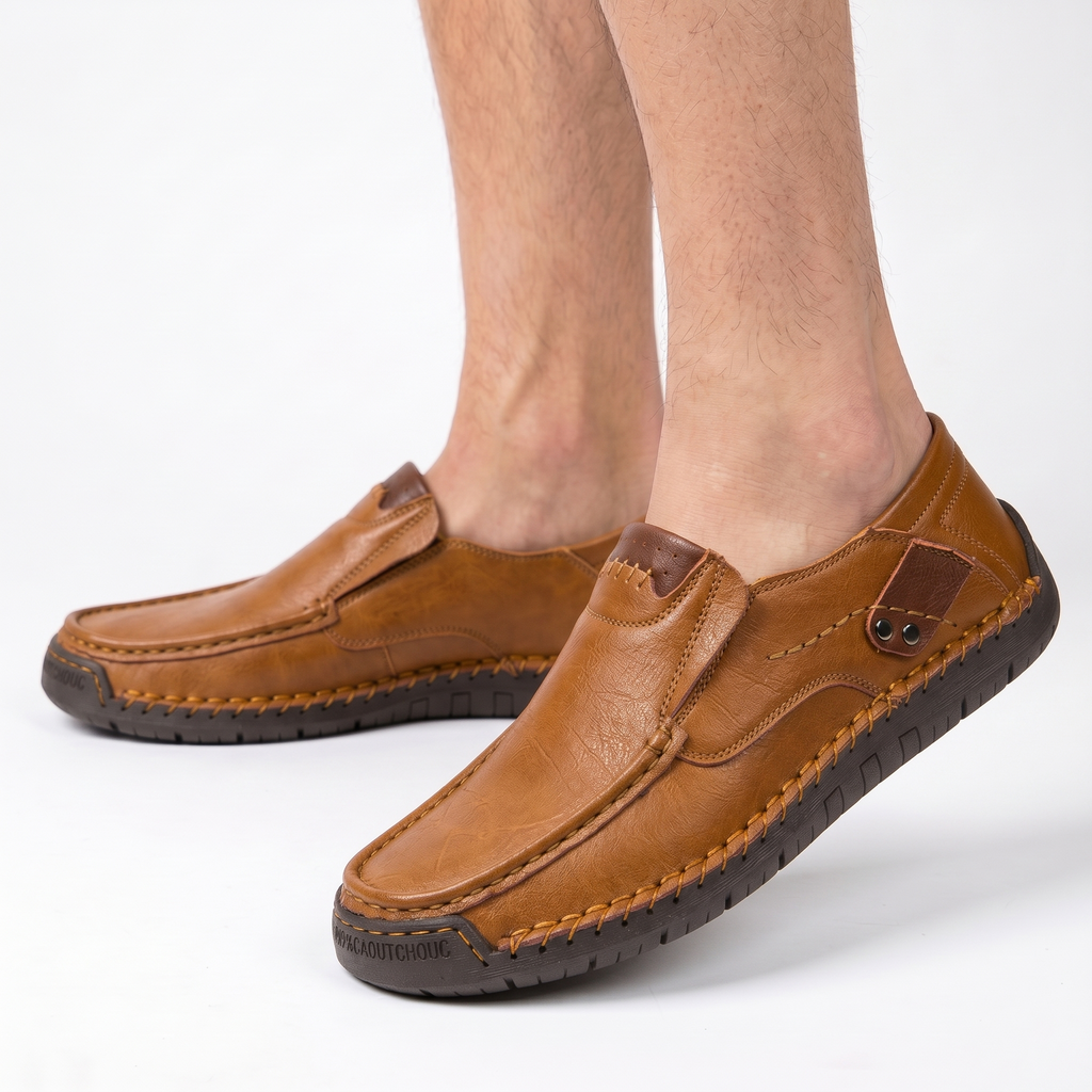 Vrhunski usnjeni mokasini - udobje in stil - ergonomska oblika s podporo za stopalni lok, vodoodporni in nedrseči. 🔥 50 % popust za omejen čas!