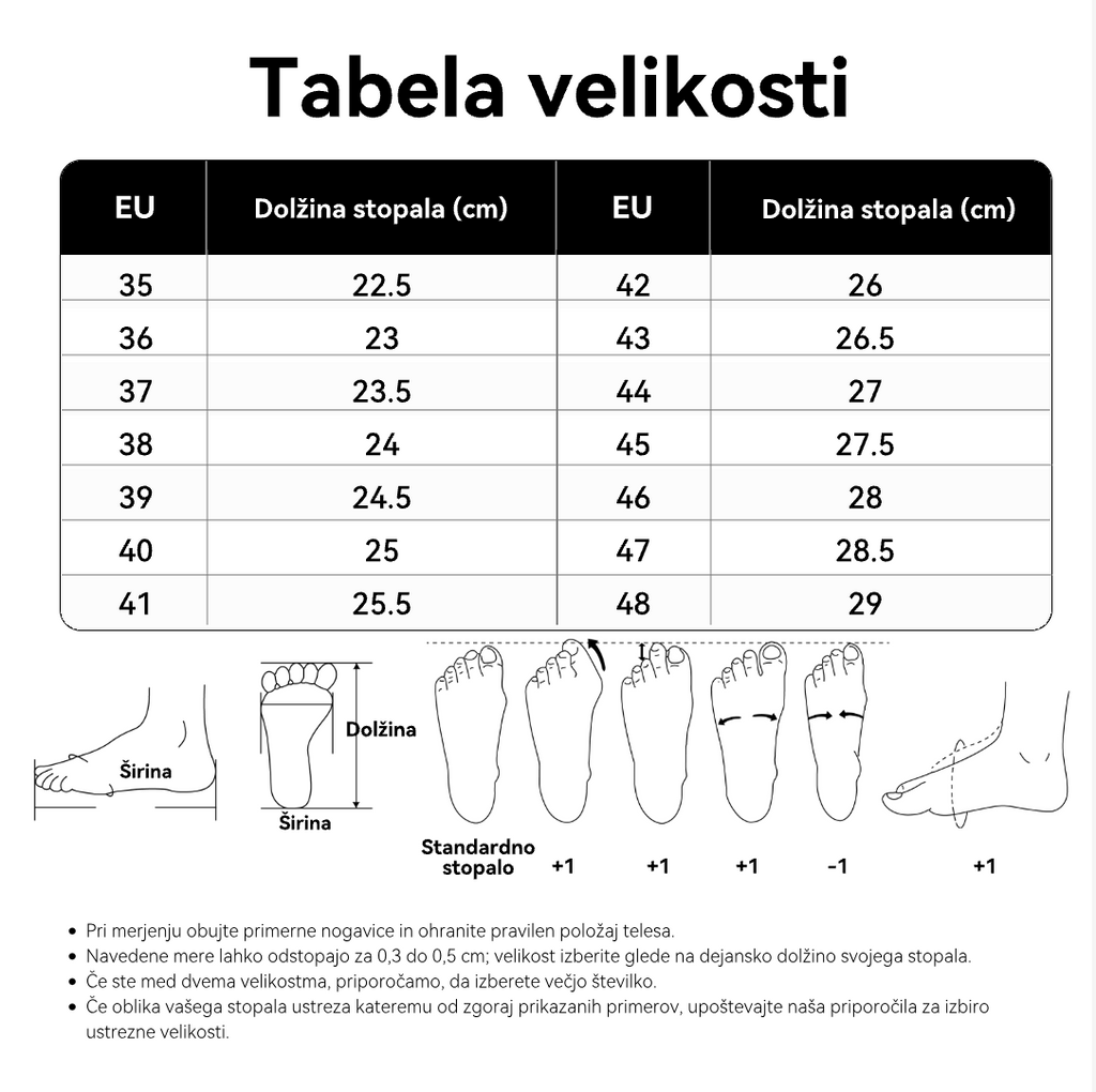 Ergonomski ortopedski sandali — s podporo stopnega loka, ki pomaga lajšati bolečine v stopalih, stabilizirati pete in zmanjšati nestabilnost pri hoji