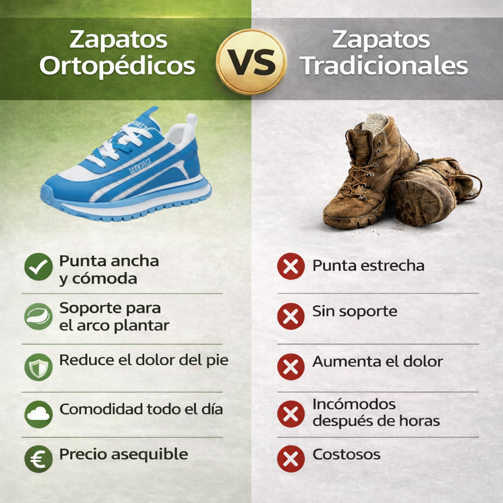 ⏰¡Último día, 30% de descuento! ¡No te lo pierdas! 🔥Zapatos ortopédicos de diseño ergonómico con absorción de impactos, ✅️Zapatos ortopédicos saludables diseñados específicamente para hombres europeos.