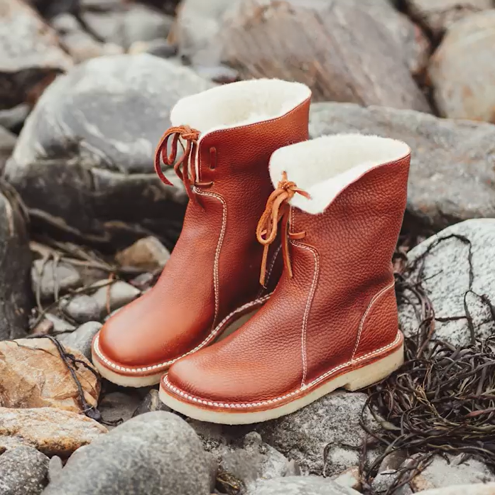 ⏰Samo danes! - VERNOAN® Vintage ovčji škornji, mehki in udobni. Imajo oporo za lok stopala za lažjo hojo.