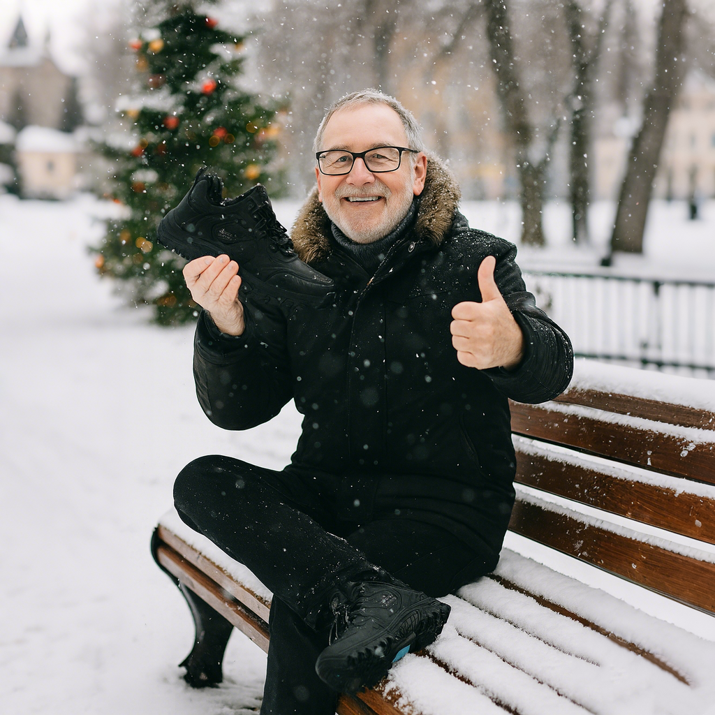 VERNOAN® Nedrseči topli čevlji za prosti čas - Ergonomsko oblikovani zimski ortopedski čevlji, ki lajšajo bolečine v stopalih, kolenih in hrbtu.