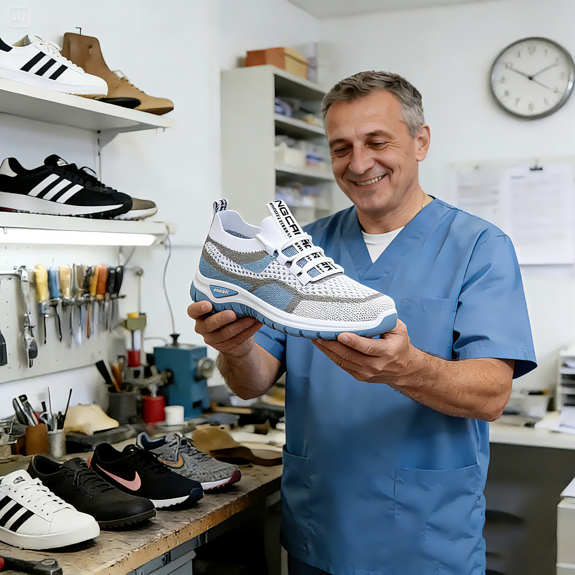 🎁Zadnji dan za izkoriščanje 50 % popusta! Ne zamudite priložnosti! ⏰Lajšajte bolečine v stopalih in fasciitis - Vodoodporni in nedrseči ortopedski čevlji🔴