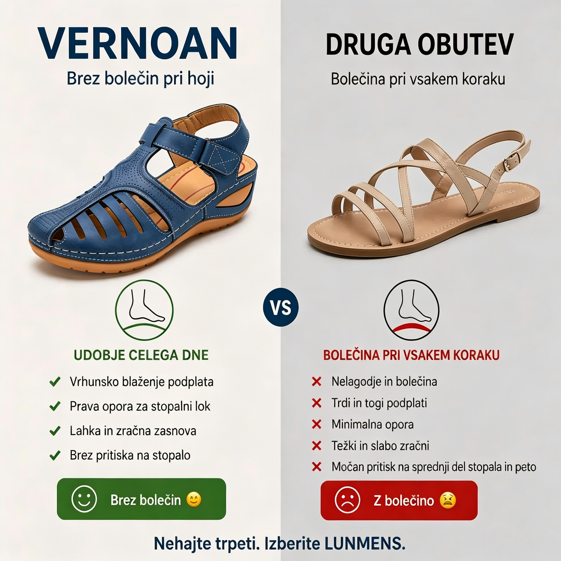 🔥Časno omejen 50 % popust! Poletni ortopedski sandali, ergonomsko oblikovani za udobje in lajšanje bolečin✅