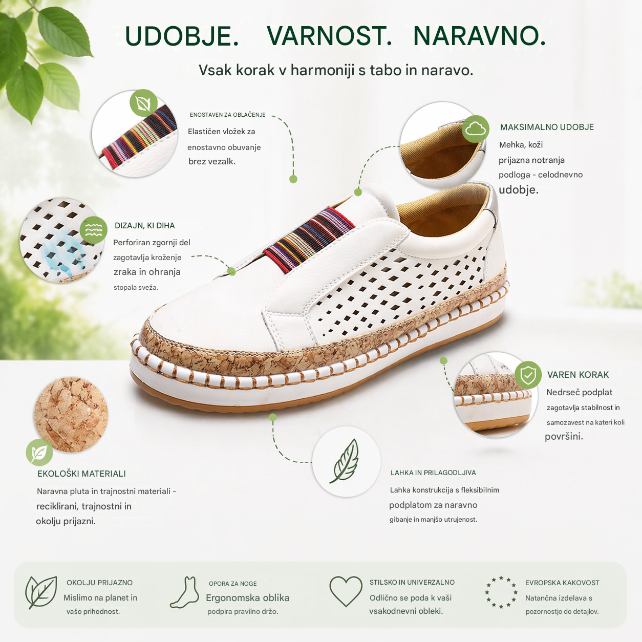 🎁Zadnji dan za izkoriščanje 50 % popusta! Ne zamudite priložnosti! ⏰Lajšajte bolečine v stopalih in fasciitis - Vodoodporni in nedrseči ortopedski čevlji🔴