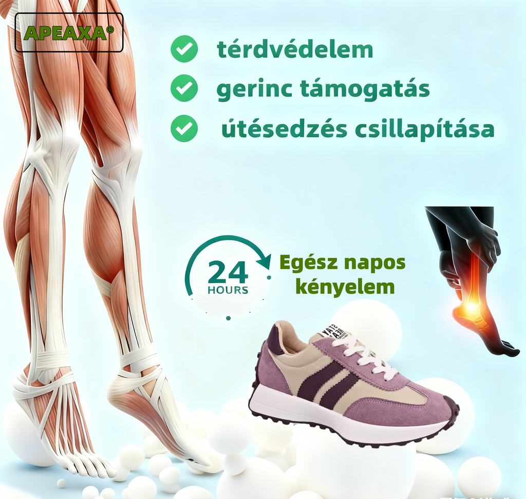 (🔥Ma 60% kedvezmény - ne hagyd ki!)⏰ - APEAXA® Márka - Puha és kényelmes német ortopéd cipők✅ (enyhíti a lábfájdalmat)
