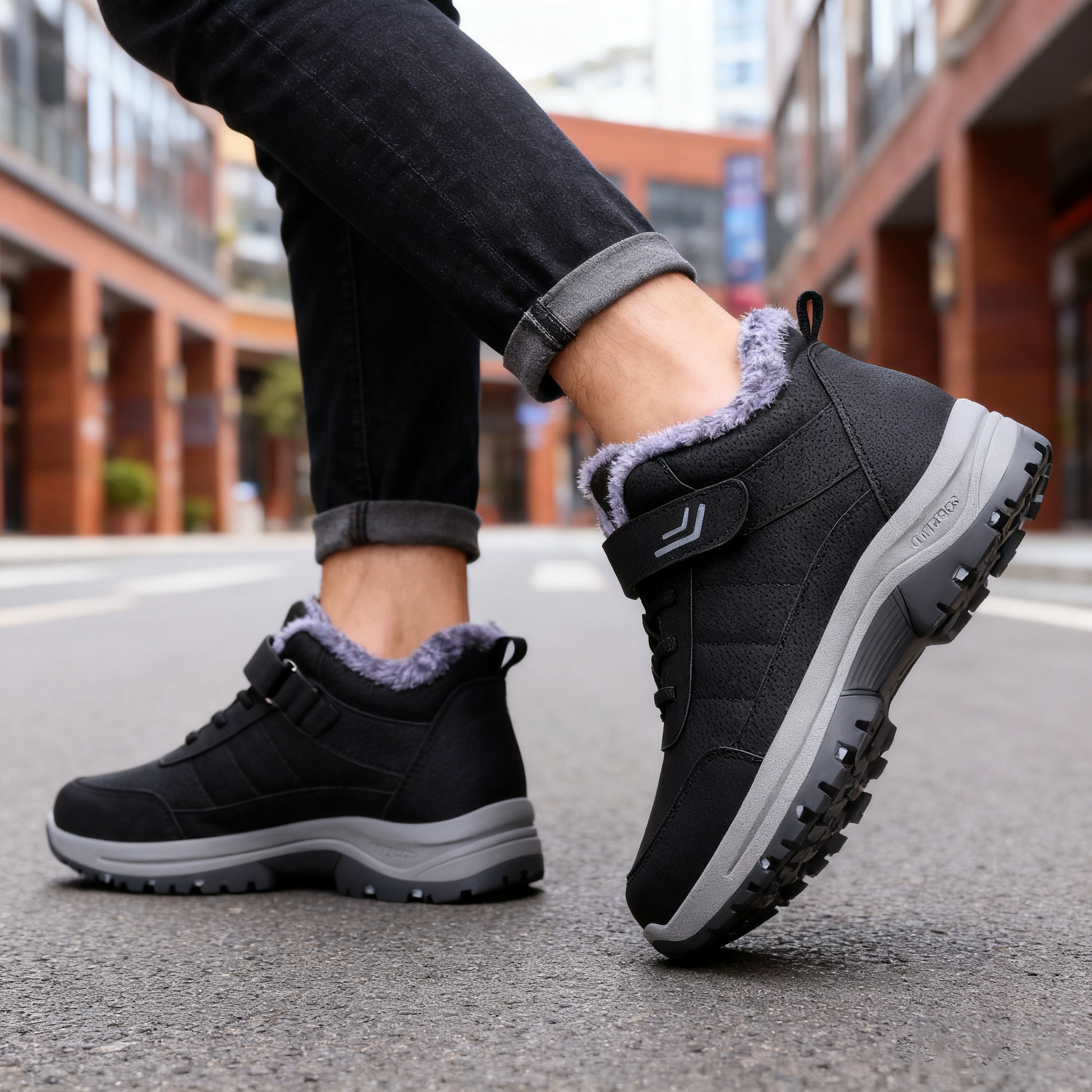 🔥50 % popust! Zimski ortopedski čevlji Vernoan® s podporo za stopalni lok in volneno podlogo. 🦶Poskrbite za udobje in toploto vaših stopal! (Unisex)