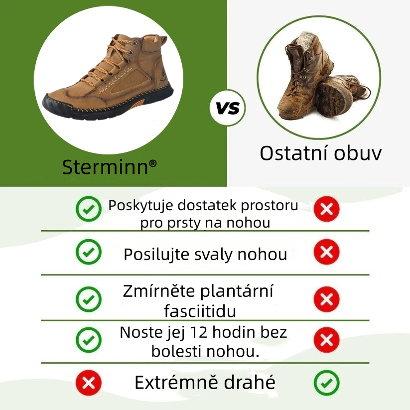 [⏰Dnes sleva 60 % - 🔥Bláznivý bestseller] Pohodlná a elegantní pánská ortopedická obuv vyrobená z ručně šité italské kůže 👞