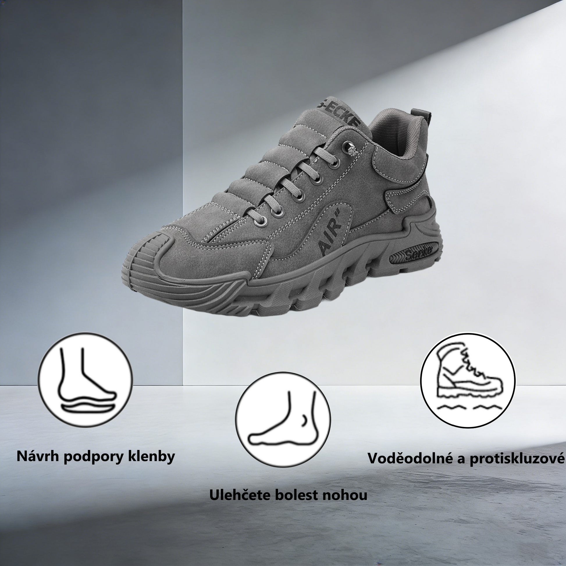 【⏰Časově omezená sleva 50 % – Nenechte si ji ujít】Zbrusu nová ergonomická ortopedická obuv – ✅️Přirozeně koriguje chůzi a zmírňuje bolest – Vylepšená voděodolnost a protiskluzovost 👞Vybraná australská kůže