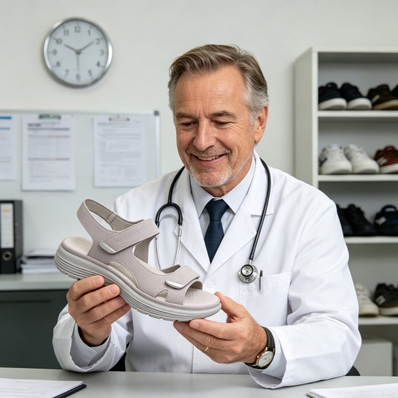 🎁Zadnji dan za 50 % popust! Ne zamudite! ⏰Lajšajte bolečine v stopalih in fasciitis - udobni in kul ortopedski čevlji🔴