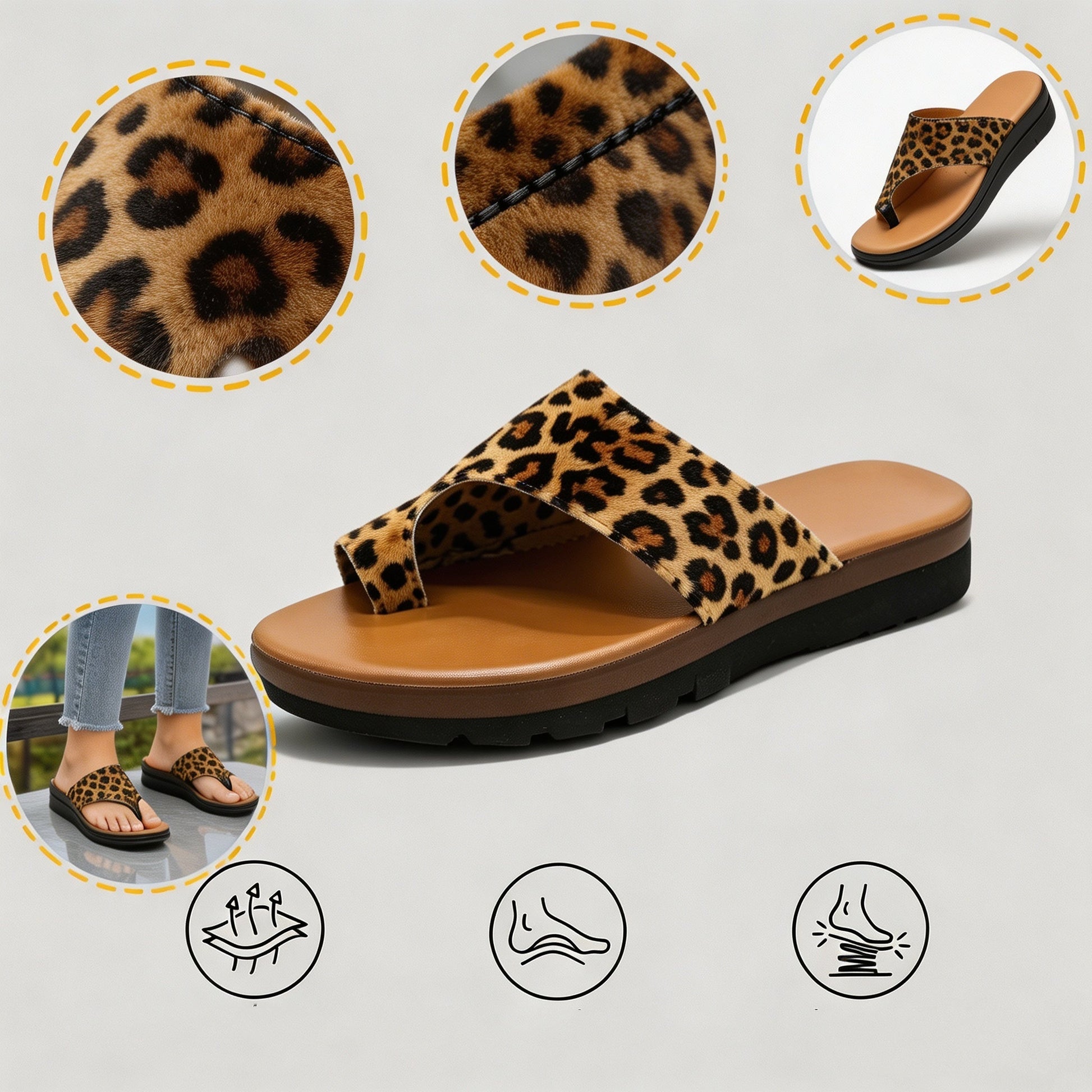 Orthofit: sandalias de diseño ergonómico que brindan máxima comodidad y frescura, corrigiendo el hallux valgus (juanete).