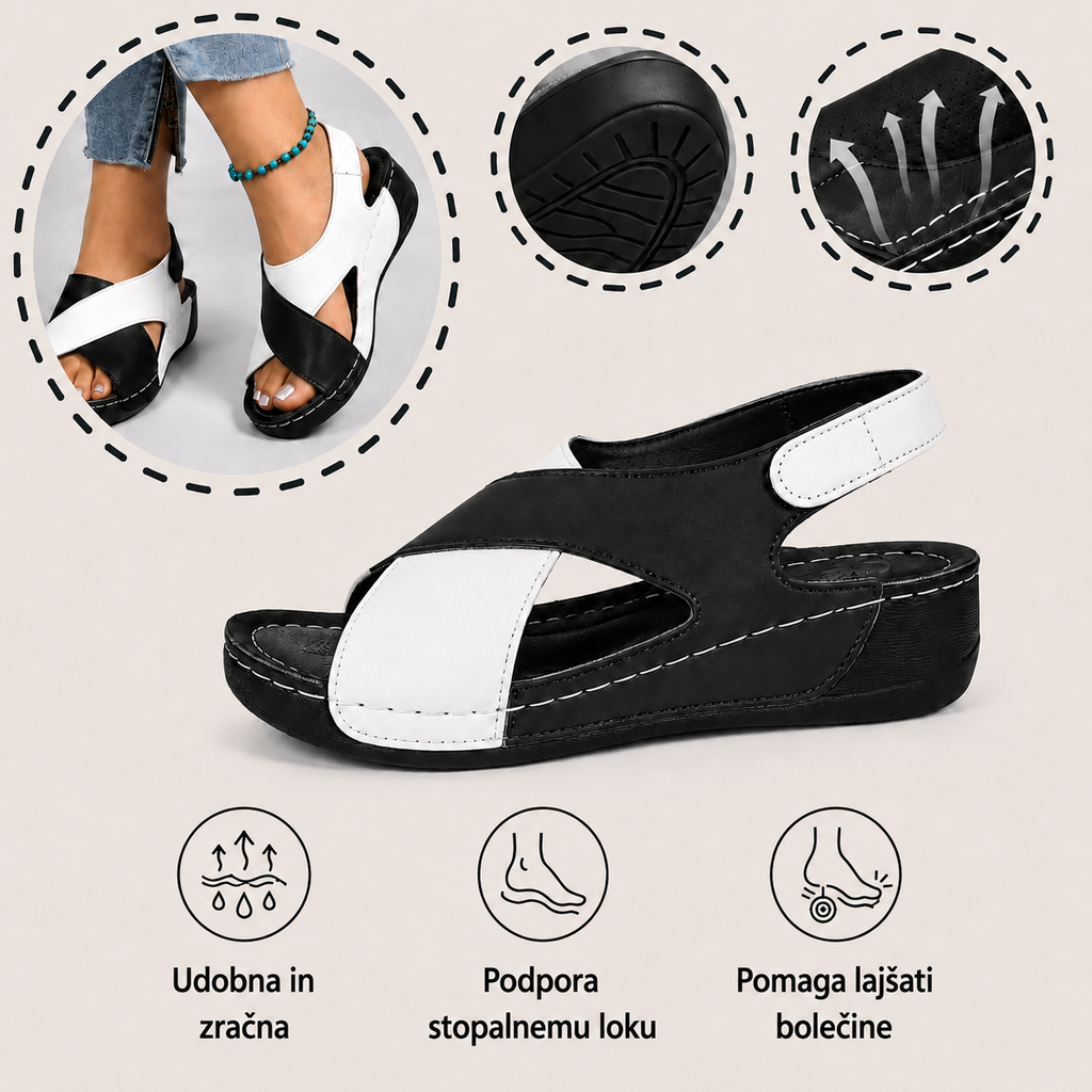 🔥50 % popusta danes - Ne zamudite! Poletni ortopedski sandali, ergonomsko oblikovani ✅Lajšajo bolečine, udobni in zračni, nastavljivi z ježkom✅