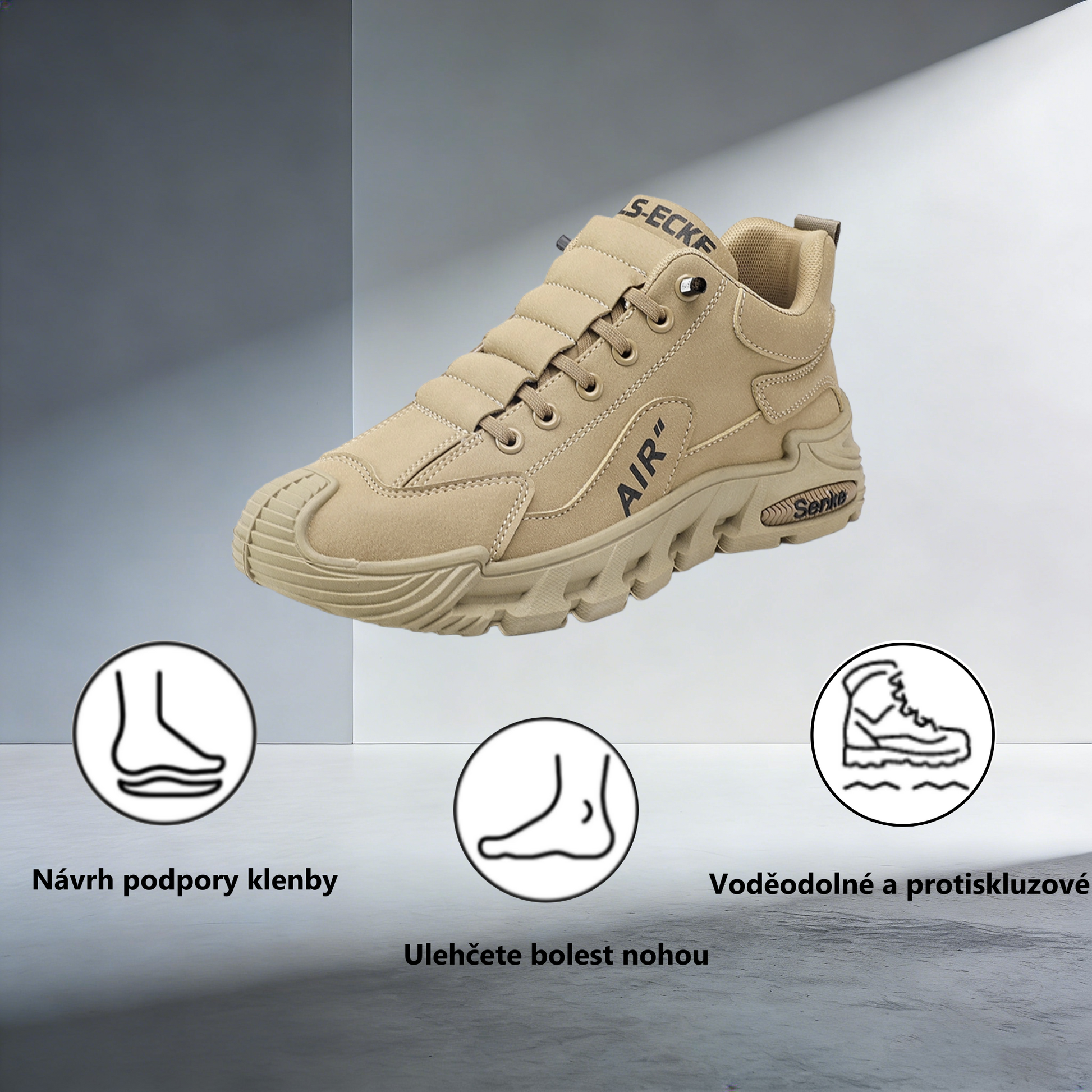 【⏰Časově omezená sleva 50 % – Nenechte si ji ujít】Zbrusu nová ergonomická ortopedická obuv – ✅️Přirozeně koriguje chůzi a zmírňuje bolest – Vylepšená voděodolnost a protiskluzovost 👞Vybraná australská kůže