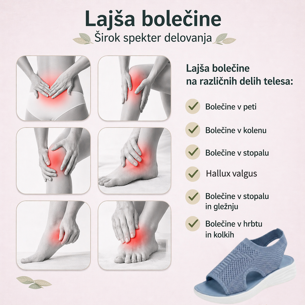 ⏰ Samo danes -50%!  👡 Udobni sandali z oporo za stopalni lok 🦶 Ergonomska zasnova za celodnevno udobje pri hoji ✅