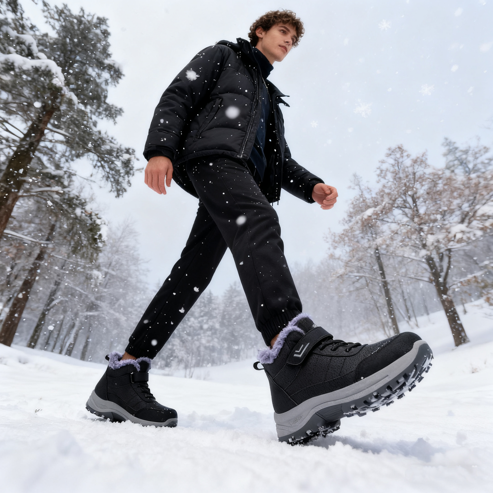 🔥50 % popust! Zimski ortopedski čevlji Vernoan® s podporo za stopalni lok in volneno podlogo. 🦶Poskrbite za udobje in toploto vaših stopal! (Unisex)