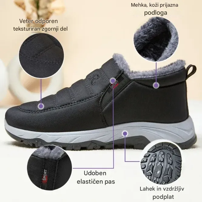 🔥Danes s 50 % popustom v omejenem času!⏰ - VERNOAN® nedrseči, topli pohodniški čevlji, znanstveno zasnovani ortopedski čevlji, ki učinkovito lajšajo bolečine v stopalih, hrbtu in kolenih!