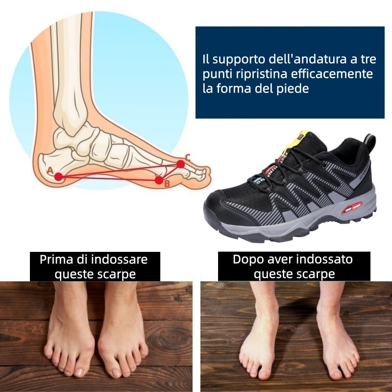 Scarpe ortopediche unisex DEVENP | Scarpe sportive leggere, comode e traspiranti | Progettate ergonomicamente per alleviare il dolore alla schiena, alle articolazioni e ai piedi | Sconto del 50% per un periodo limitato, fino a esaurimento scorte