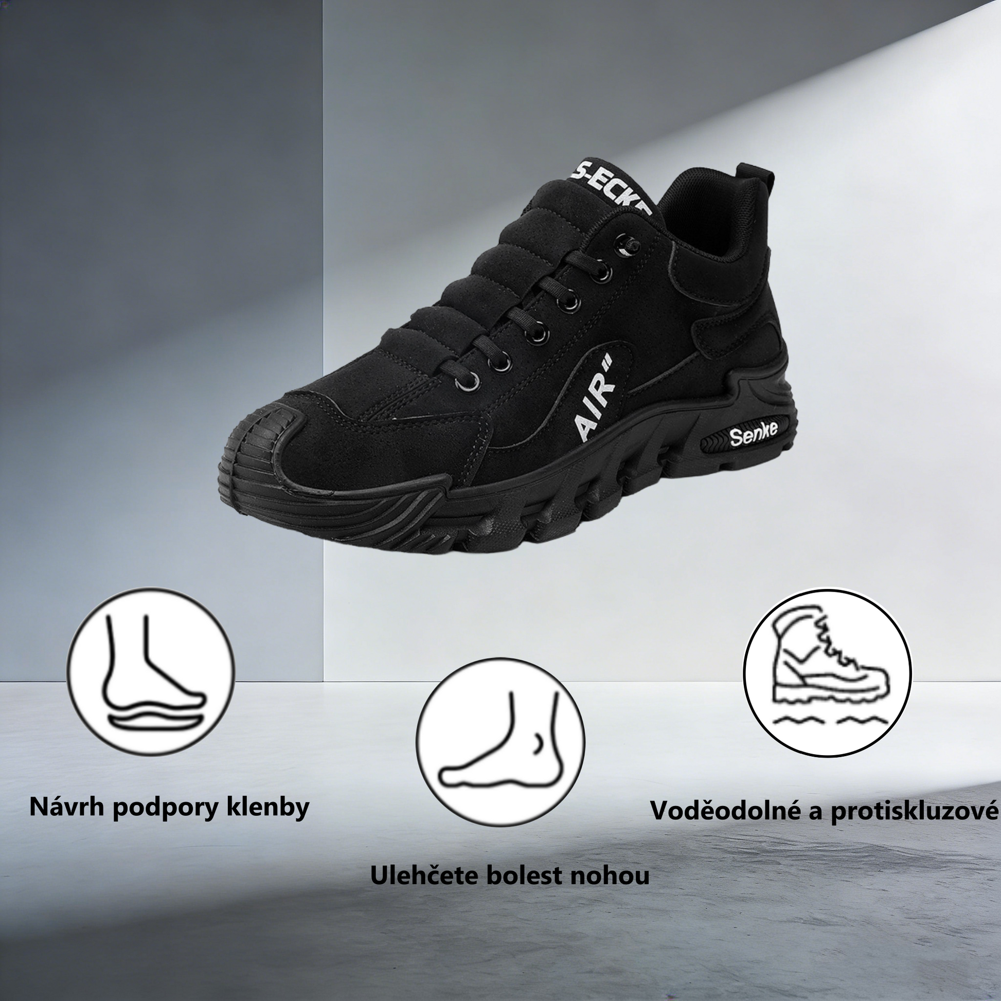 【⏰Časově omezená sleva 50 % – Nenechte si ji ujít】Zbrusu nová ergonomická ortopedická obuv – ✅️Přirozeně koriguje chůzi a zmírňuje bolest – Vylepšená voděodolnost a protiskluzovost 👞Vybraná australská kůže