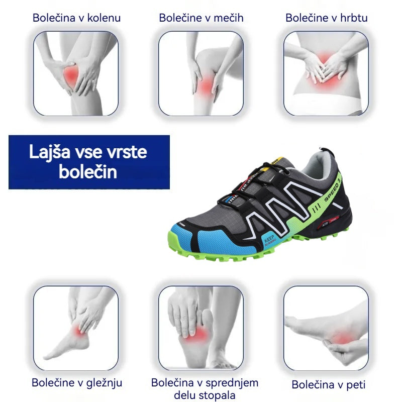 Ortopedski pohodni čevlji Vernoan® | Ergonomsko oblikovani za lajšanje bolečin v hrbtu, nogah in sklepih.
