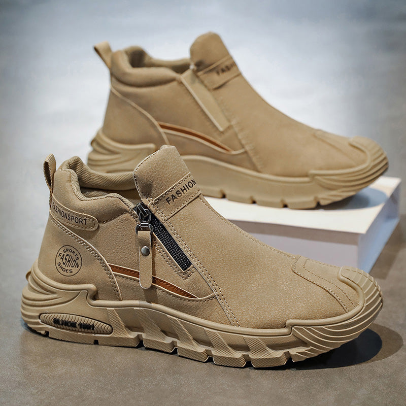 【⏰Danes 70 % popust - kmalu se konča🔥】Nedrseči pohodniški čevlji Vernoan® - Izdelani iz italijanskega kravjega usnja, z oporo za stopalni lok, udobni in trpežni, lajšajo nelagodje v stopalih!