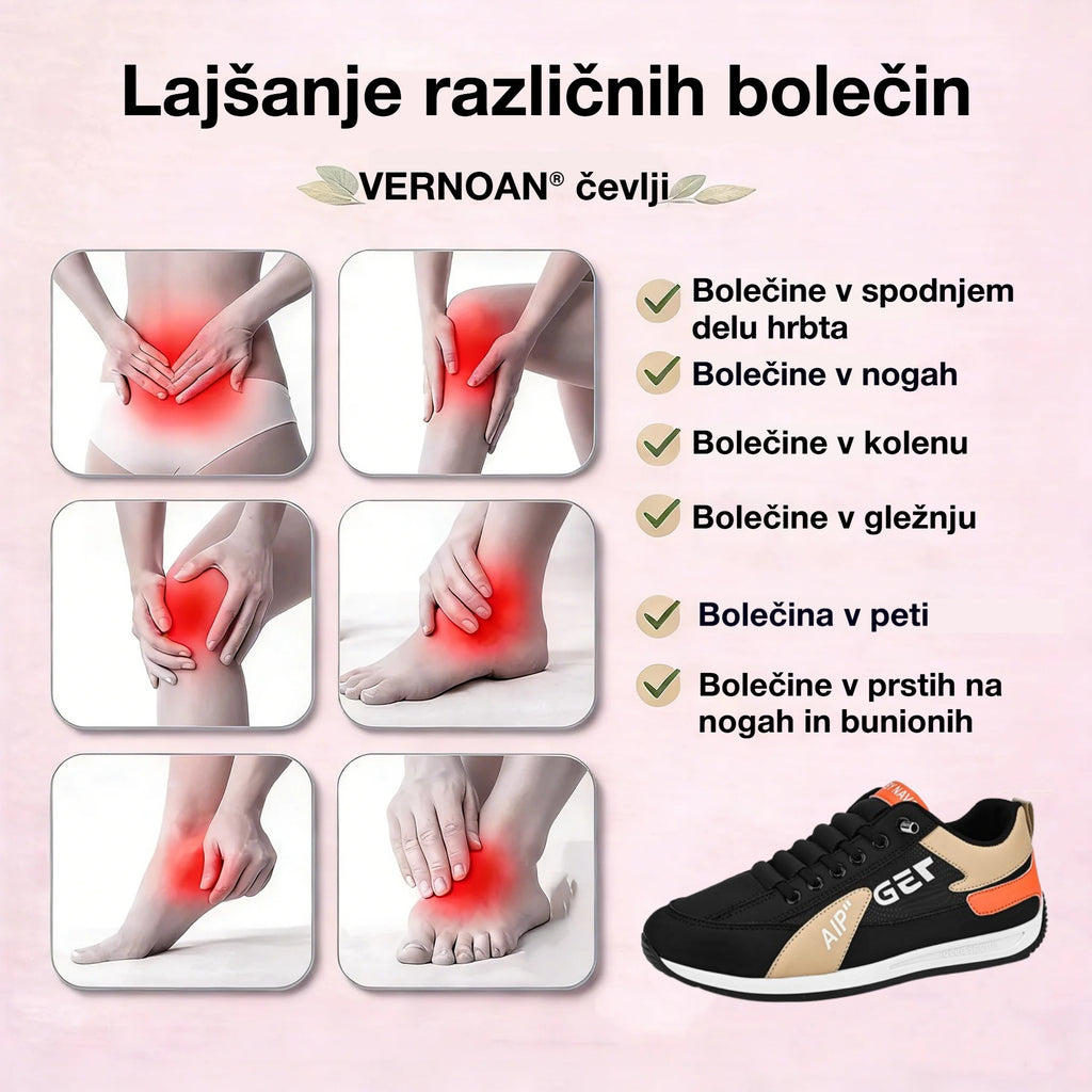 Vernoan® | Nov izdelek na trgu, polovična cena za omejen čas. Ergonomska oblika, odlično blaženje in korekcija hoje.
