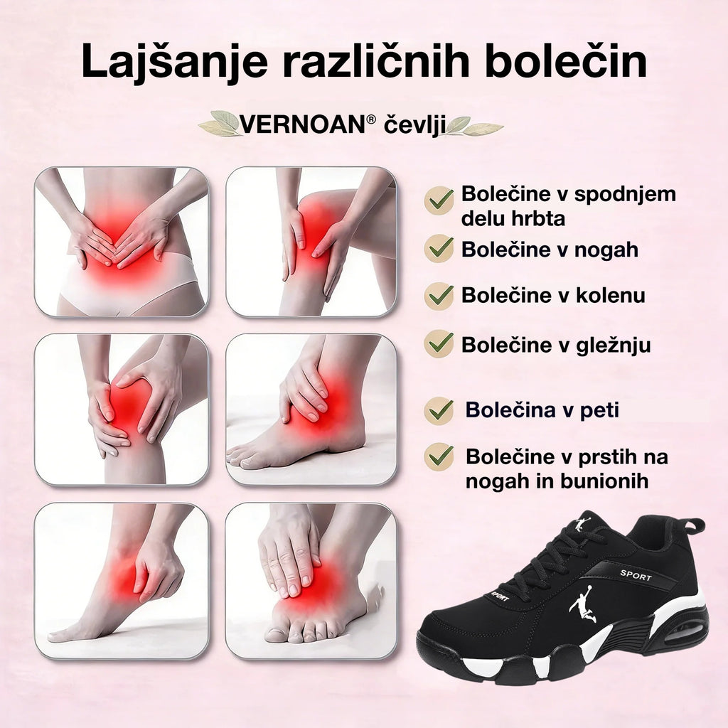 🎁Zadnji dan za izkoriščanje 50 % popusta! Ne zamudite priložnosti! ⏰Lajšajte bolečine v stopalih in fasciitis - udobni, nedrseči in zračni ortopedski čevlji