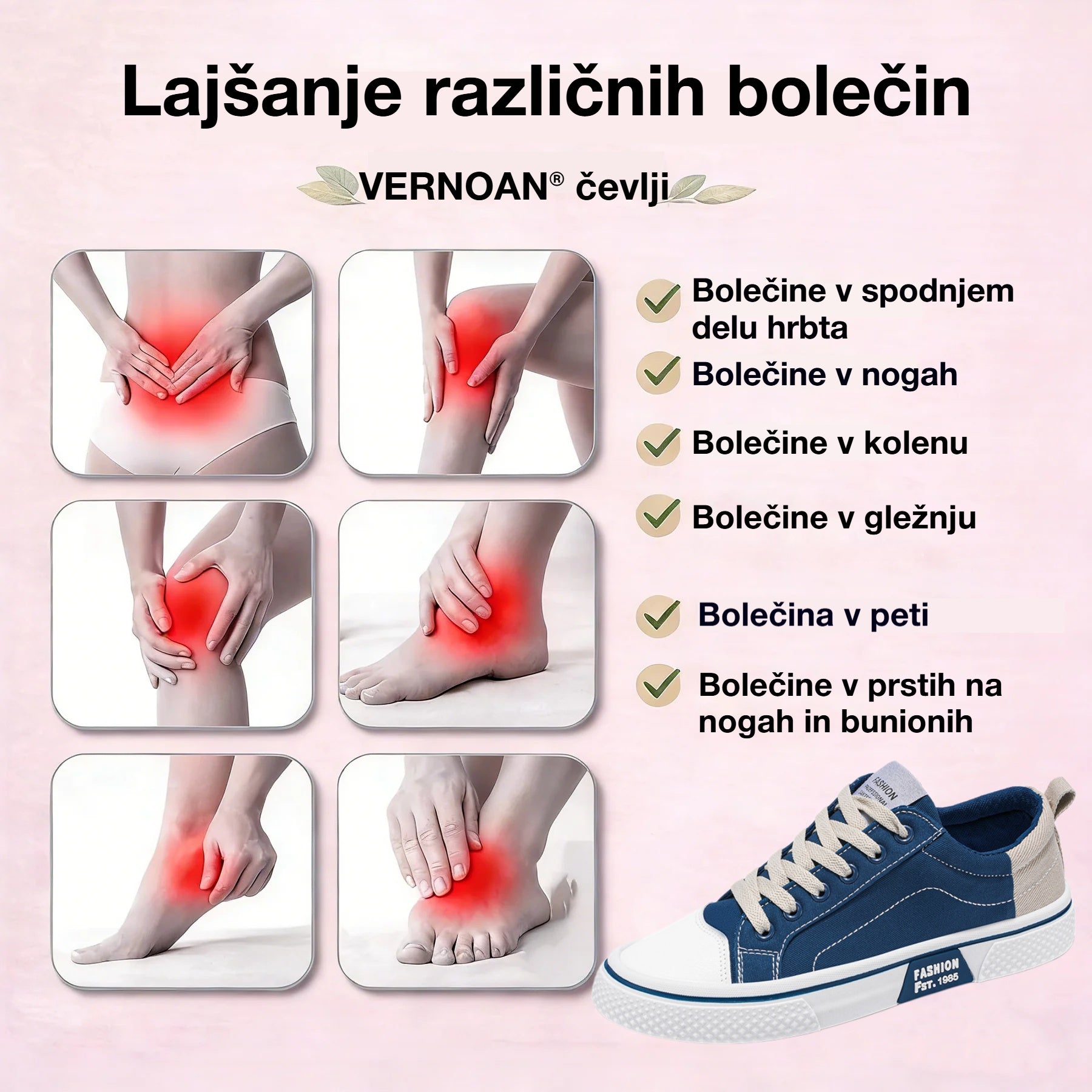 🎁Zadnji dan za izkoriščanje 50 % popusta! Ne zamudite te priložnosti! ⏰Olajšajte bolečine v stopalih in plantarni fasciitis: vodoodporni in nedrseči ortopedski čevlji🔴