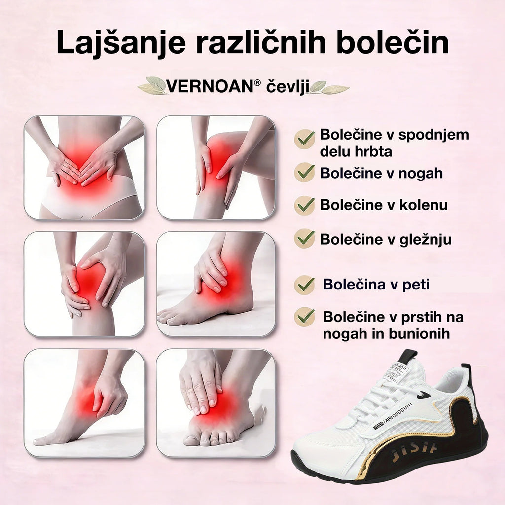 🎁Zadnji dan za izkoriščanje 55 % popusta! Ne zamudite priložnosti! ⏰Lajšajte bolečine v stopalih in fasciitis - Vodoodporni in nedrseči ortopedski čevlji🔴