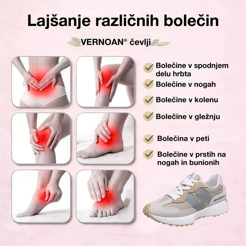 Vernoan® | Zapatos casuales | Con un diseño de punta ancha para reducir la presión en las plantas de los pies.