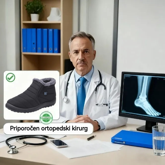 🔥Posebna ponudba za črni petek: 70 % popust! - Zimski škornji Vernoan®, luksuzni italijanski ortopedski čevlji iz semiša. 👍Opora za stopalski lok, poslovite se od bolečin v stopalih.