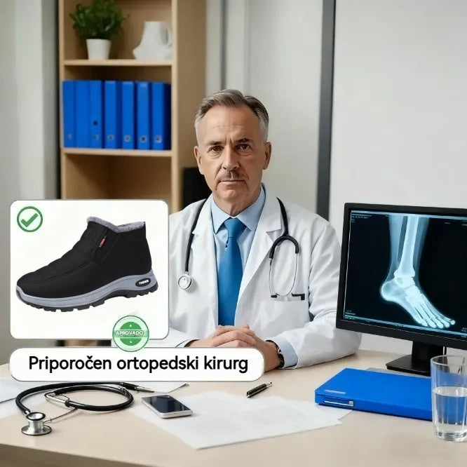 ⏰Samo danes! - VERNOAN® Snežni škornji, zimski čevlji, ki so nedrseči in topli. Na voljo so moške in ženske velikosti.