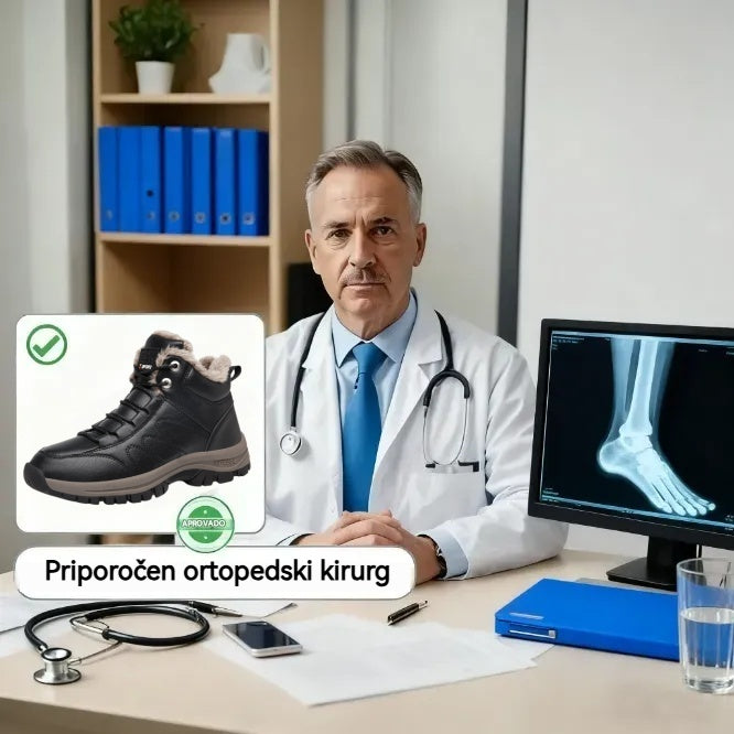 🔥Časovno omejena ponudba danes: 70 % popust⏰! - VERNOAN® topli pohodniški čevlji, - ortopedska obutev, zasnovana posebej za moške. 👍Opora za lok stopala za lažjo hojo.