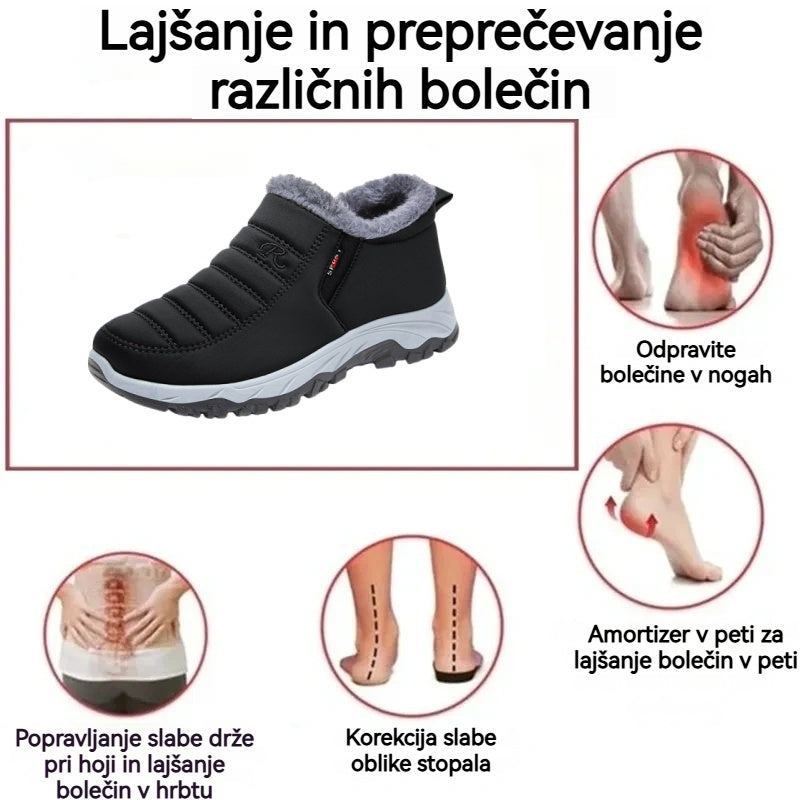 Vernoanr® - Ergonomsko oblikovani zimski ortopedski čevlji za lajšanje bolečin v stopalih, kolenih in hrbtu - unisex