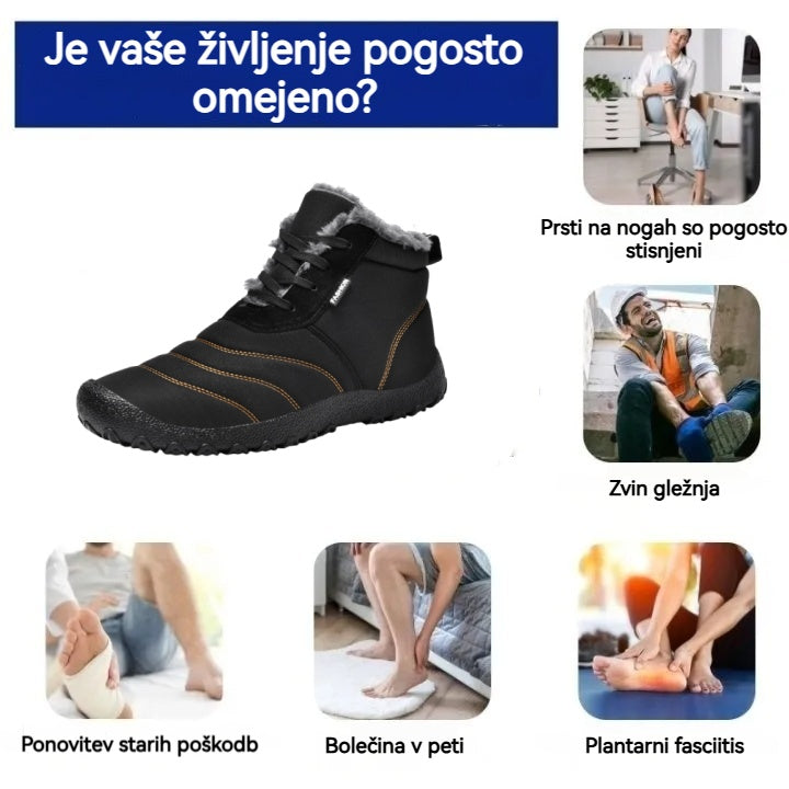 (🔥50 % popust danes - ⏰Ne zamudite!) - Mehki in udobni snežni škornji VERNOAN™️ (z oporo za stopalni lok - olajšajo hojo)