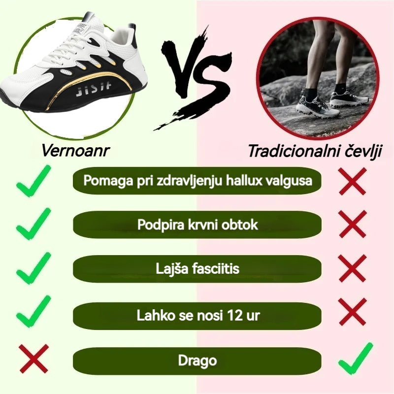 🎁Zadnji dan za izkoriščanje 50 % popusta! Ne zamudite te priložnosti! ⏰Olajšajte bolečine v stopalih in plantarni fasciitis: Udobni in zračni ortopedski čevlji🔴
