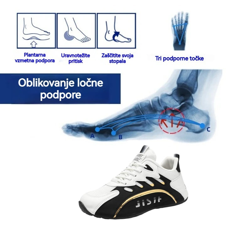 🎁Zadnji dan za izkoriščanje 50 % popusta! Ne zamudite te priložnosti! ⏰Olajšajte bolečine v stopalih in plantarni fasciitis: Udobni in zračni ortopedski čevlji🔴