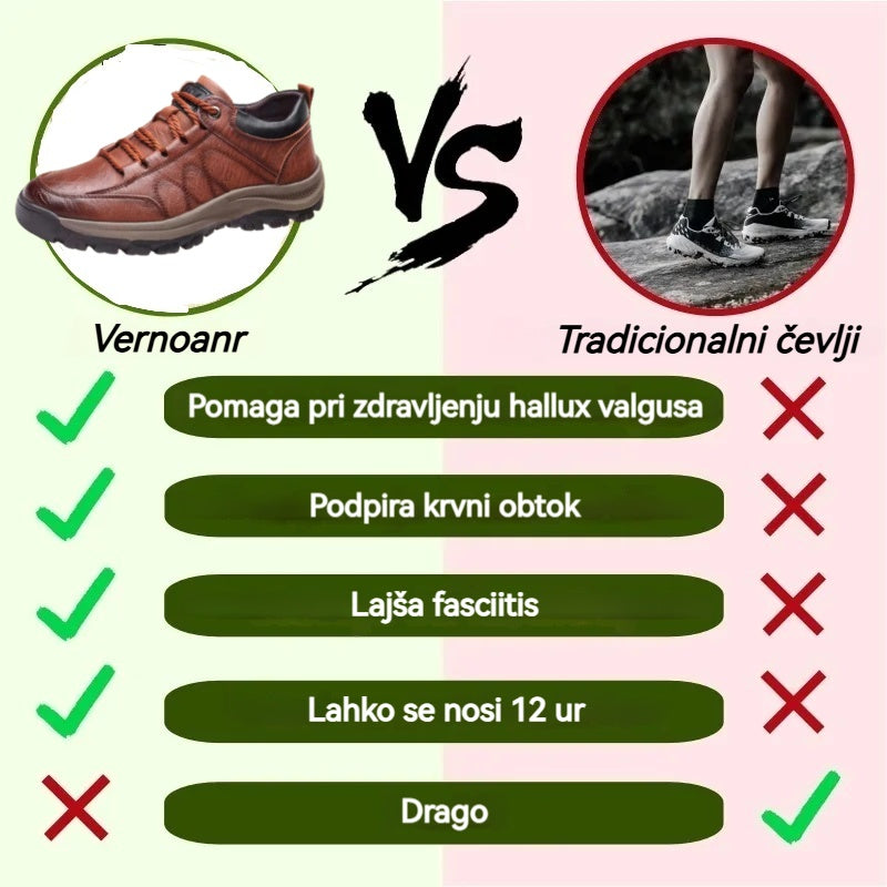 🔥Danes s 50 % popustom v omejenem času!⏰ - VERNOAN® nedrseči, topli pohodniški čevlji, znanstveno zasnovani ortopedski čevlji, ki učinkovito lajšajo bolečine v stopalih, hrbtu in kolenih!