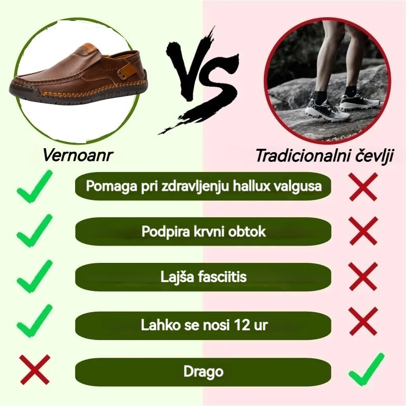 Vrhunski usnjeni mokasini - udobje in stil - ergonomska oblika s podporo za stopalni lok, vodoodporni in nedrseči. 🔥 50 % popust za omejen čas!