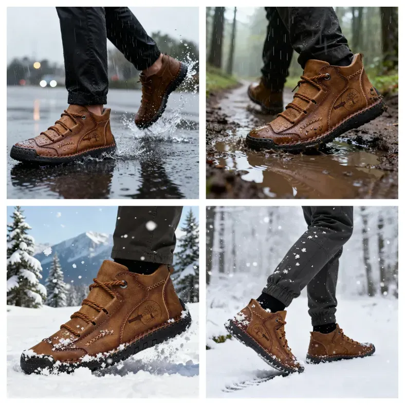 🔥Danes s 70 % popustom v omejenem času!⏰ - VERNOAN® nedrseči, topli pohodniški čevlji, znanstveno zasnovani ortopedski čevlji, ki učinkovito lajšajo bolečine v stopalih, hrbtu in kolenih!