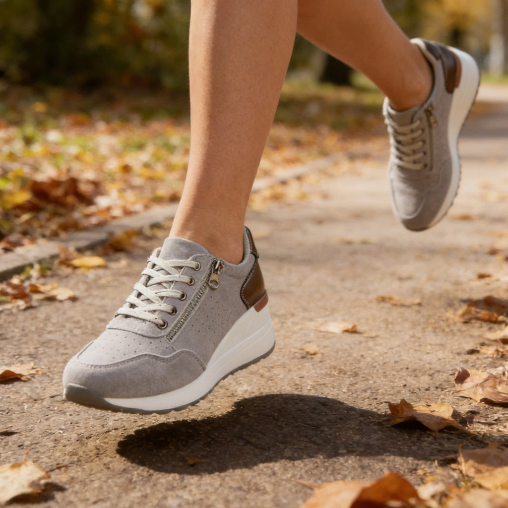 🎁Novoletna posebna ponudba - prihranite 67 % - Ženski ortopedski čevlji, lajšajo utrujenost, udobni in lahki🥳 - Semiš material