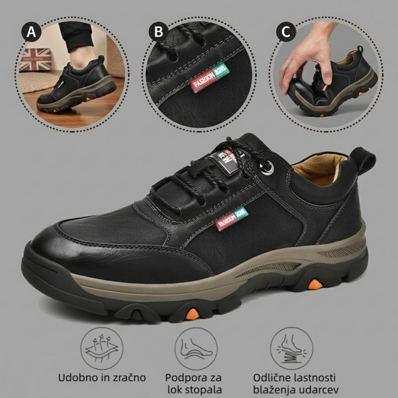 🔥 Danes za polovično ceno! Ne zamudite! ⏰ Ergonomsko oblikovani ortopedski čevlji - zagotavljajo naravno oporo stopalnega loka 👞 Z lahkoto lajšajo bolečine v stopalih