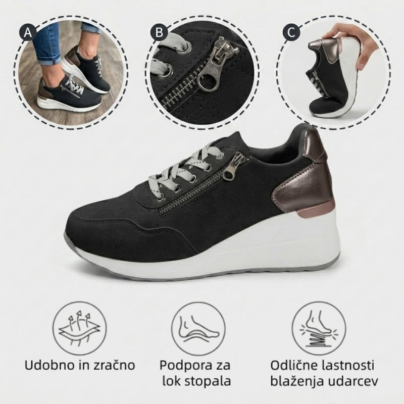🔥 Danes za polovično ceno! Ne zamudite! ⏰ Ergonomsko oblikovani ortopedski čevlji - zagotavljajo naravno oporo stopalnega loka 👞 Z lahkoto lajšajo bolečine v stopalih