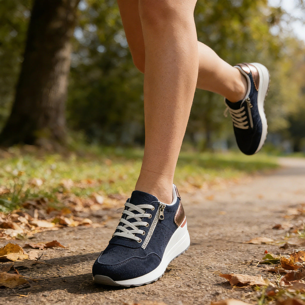 🎁Novoletna posebna ponudba - prihranite 67 % - Ženski ortopedski čevlji, lajšajo utrujenost, udobni in lahki🥳 - Semiš material