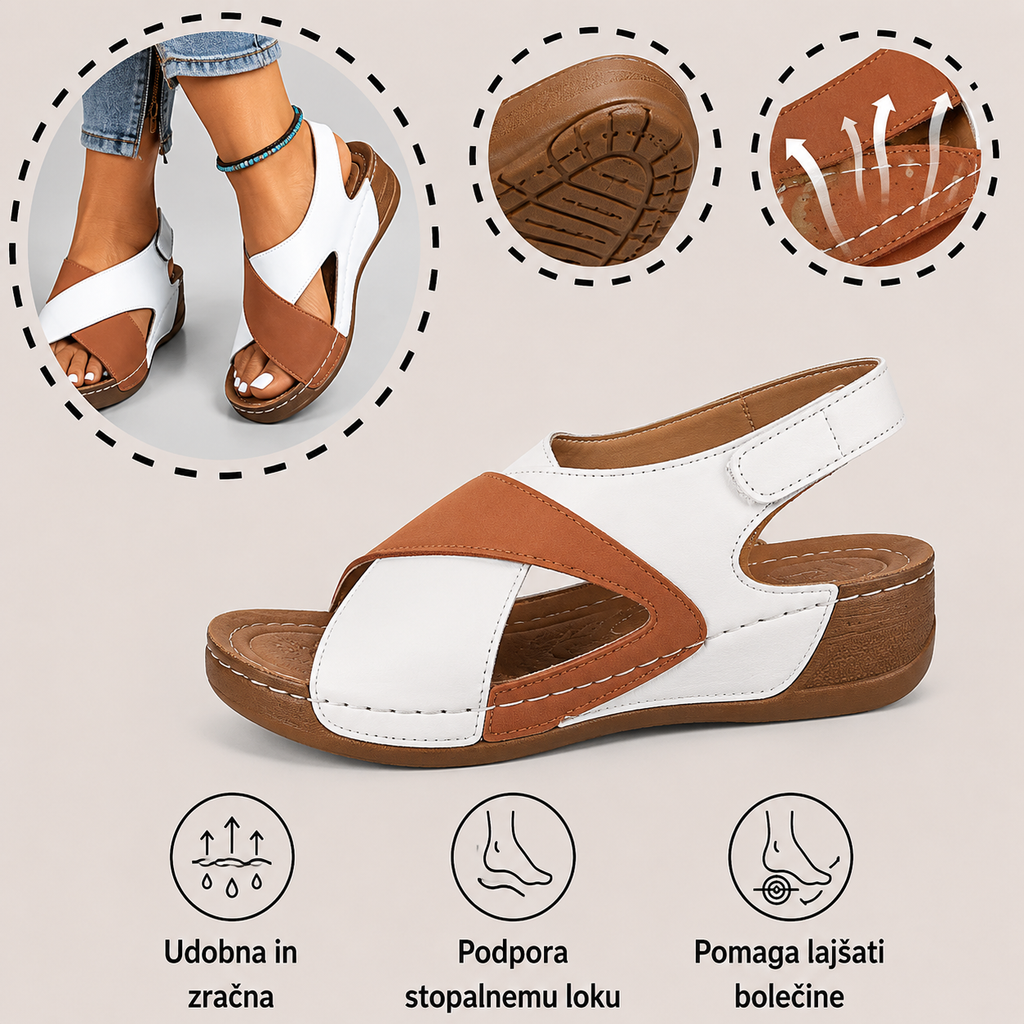 🔥50 % popusta danes - Ne zamudite! Poletni ortopedski sandali, ergonomsko oblikovani ✅Lajšajo bolečine, udobni in zračni, nastavljivi z ježkom✅