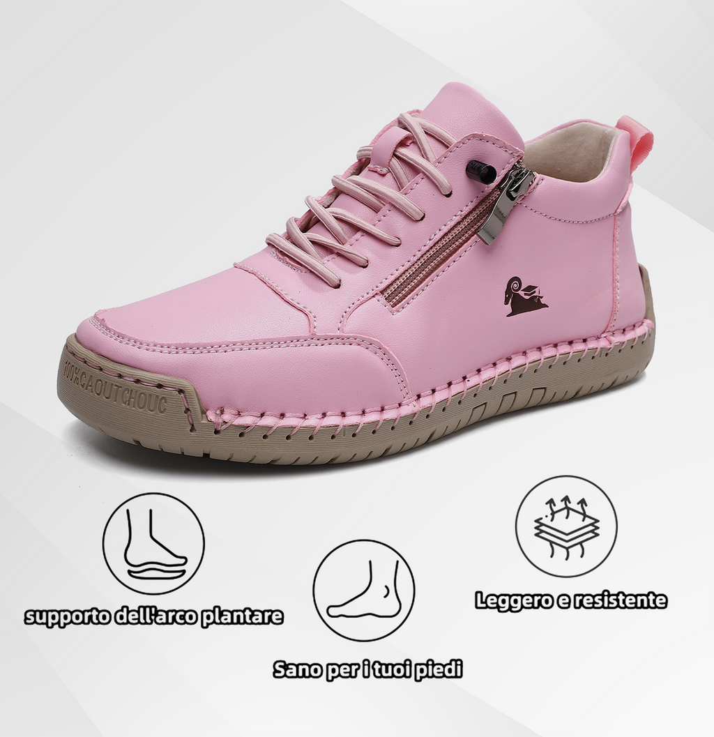 (🔥 Sconto del 50% - Non lasciartelo sfuggire!) Scarpe selezionate in pelle di vitello - scarpe ortopediche - 👞 - resistenti, antiscivolo e impermeabili (supporto dell'arco plantare, sollievo dal dolore, unisex)