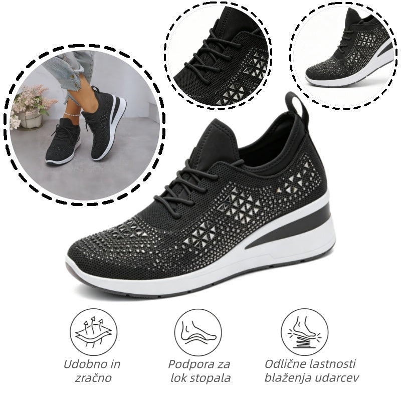 Ženski ortopedski čevlji Vernoan® | Ergonomsko oblikovani za lajšanje bolečin v hrbtu, sklepih in stopalih ter zagotavljajo vrhunsko udobje.