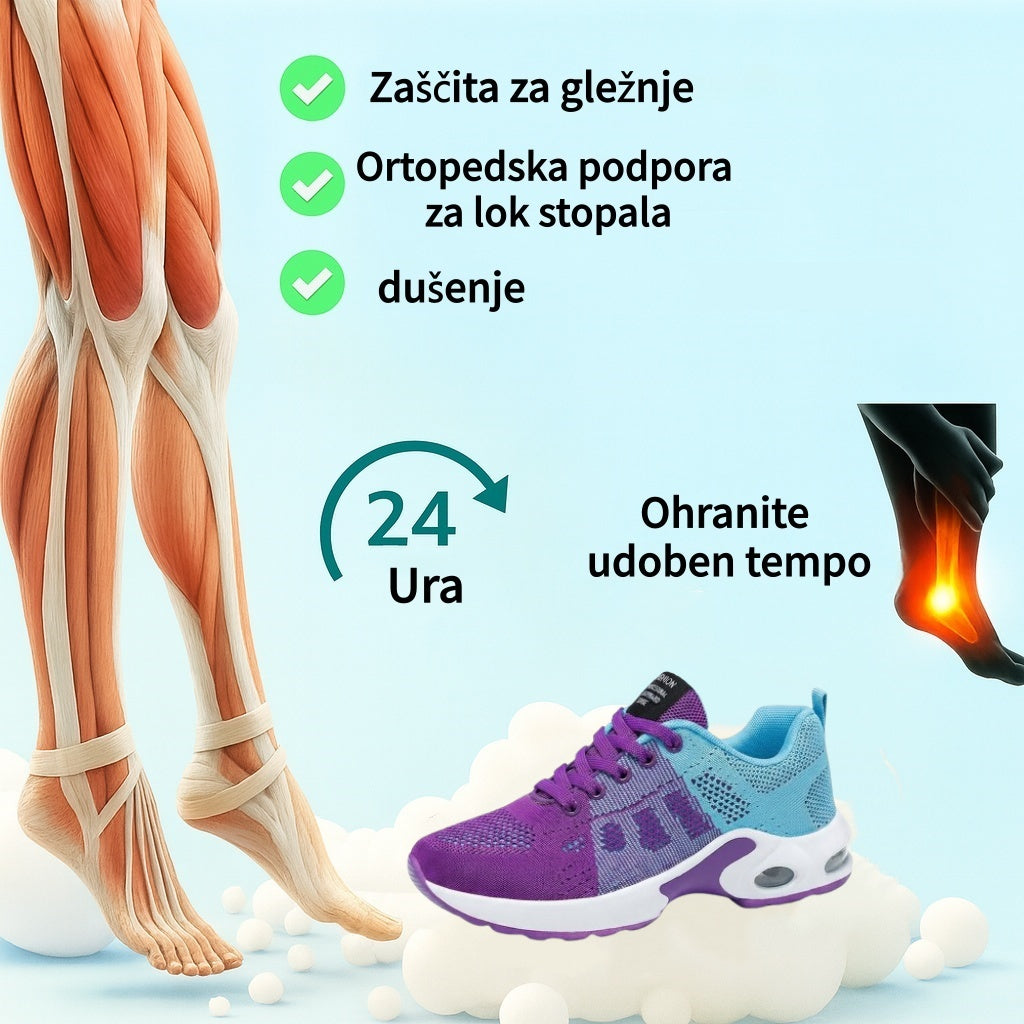 ⏰ Zadnji dan – 50 % popust! Ne zamudite! Ergonomsko oblikovani ortopedski čevlji z blaženjem udarcev. ✅ Zdravi ortopedski čevlji, zasnovani posebej za evropske ženske.