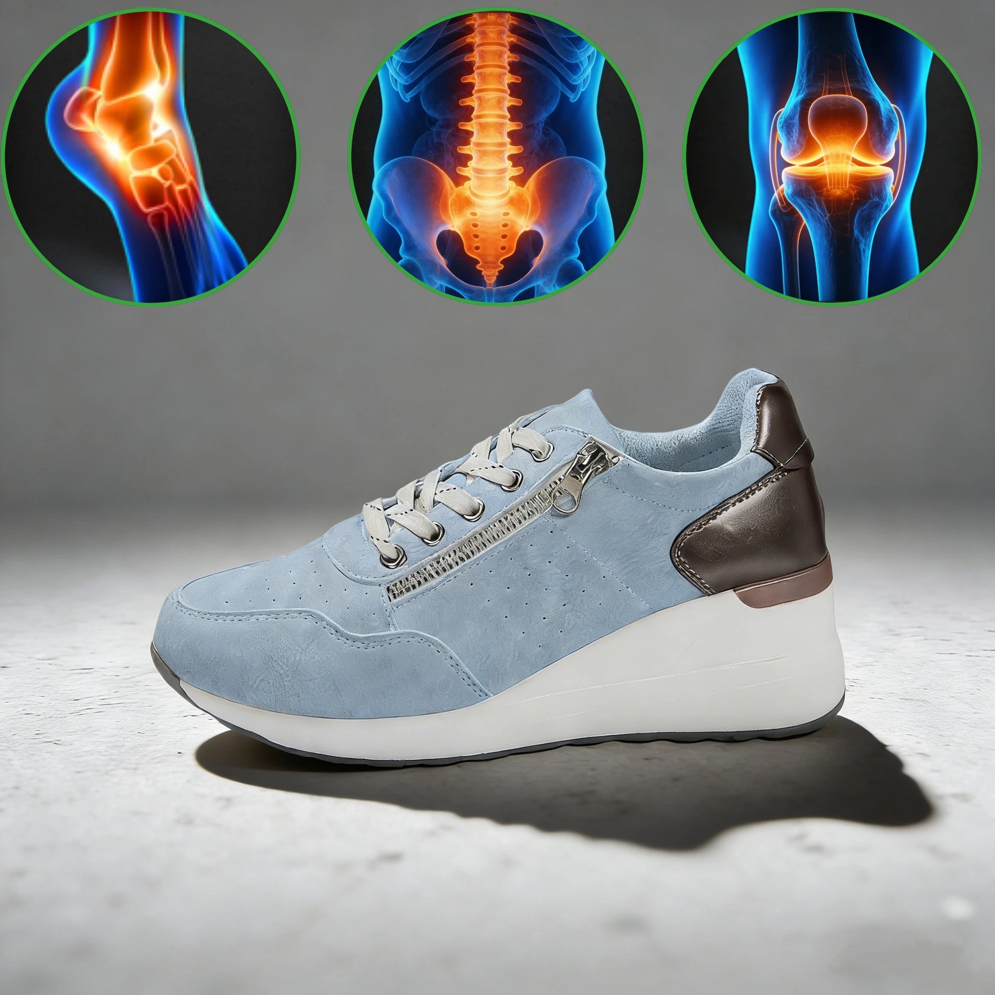 🎁Novoletna posebna ponudba - prihranite 67 % - Ženski ortopedski čevlji, lajšajo utrujenost, udobni in lahki🥳 - Semiš material