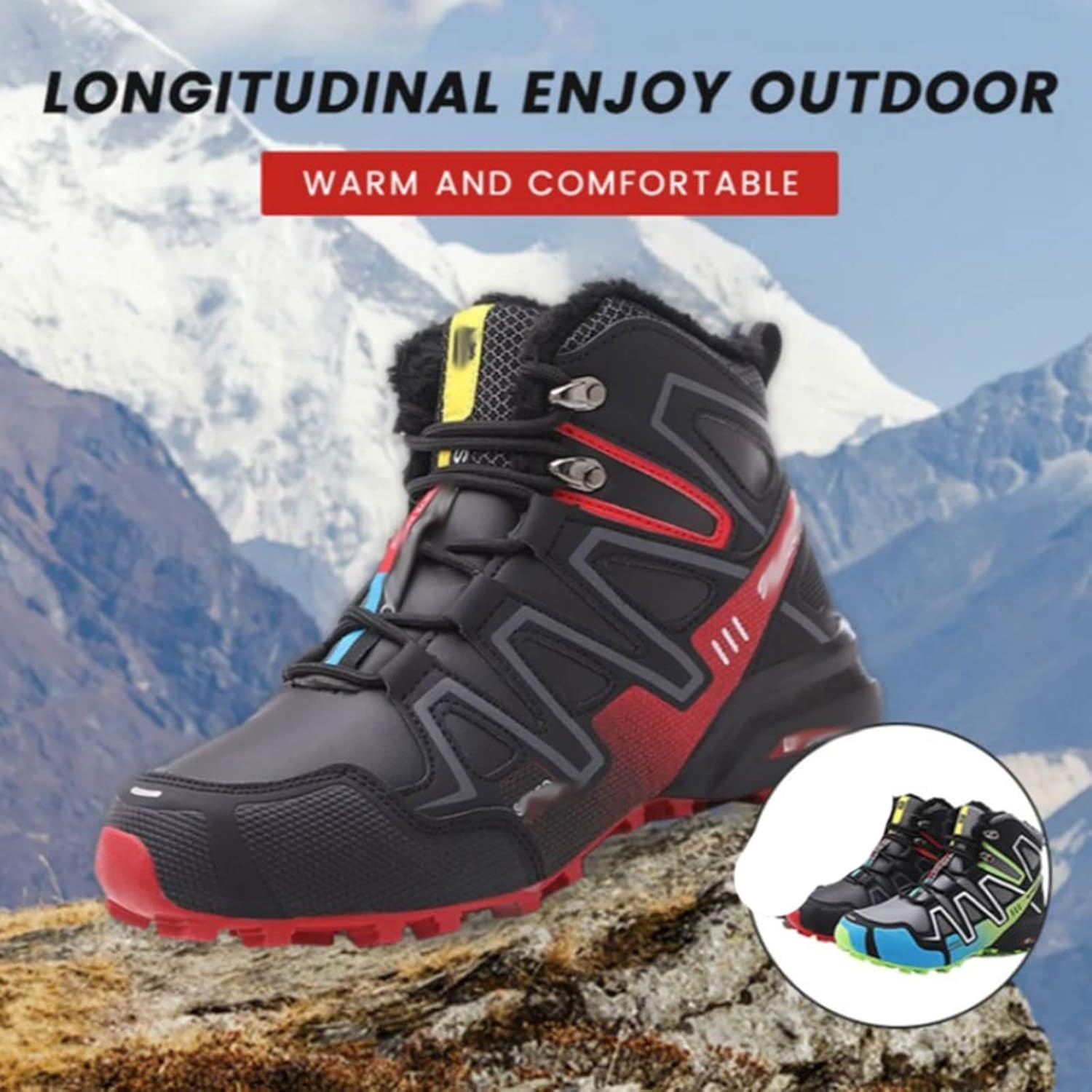 VERNOAN® | Zimska obutev za aktivnosti na prostem: Ergonomsko oblikovana za lajšanje bolečin v hrbtu, sklepih in stopalih.