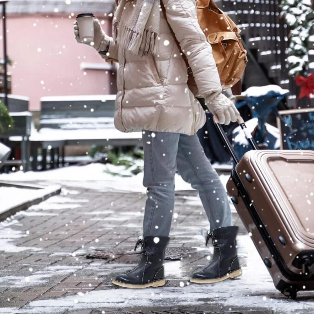 VERNOAN® nedrseči in topli zimski škornji | Ergonomsko oblikovani ortopedski čevlji, ki lajšajo bolečine v hrbtu, nogah in sklepih.